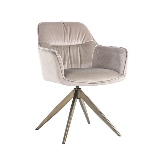 Draaistoel Aline khaki velvet fire retardant (FR-Quartz 903 Khaki) van Richmond Interiors – Luxe comfort op maat van PureWonen. Vraag naar de beste prijs.