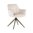 Draaistoel Aline white chenille fire retardant (FR-Bergen 900 white chenille) van Richmond Interiors – Luxe comfort op maat van PureWonen. Vraag naar de beste prijs.