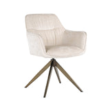 Draaistoel Aline white chenille fire retardant (FR-Bergen 900 white chenille) van Richmond Interiors – Luxe comfort op maat van PureWonen. Vraag naar de beste prijs.