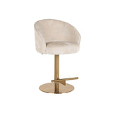 Bar/counter stoel Zabi draaibaar white chenille (Bergen 900 white chenille) van Richmond Interiors – Luxe comfort op maat van PureWonen. Vraag naar de beste prijs.