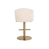 Bar/counter stoel Zabi draaibaar white chenille (Bergen 900 white chenille) van Richmond Interiors – Luxe comfort op maat van PureWonen. Vraag naar de beste prijs.