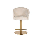Bar/counter stoel Zabi draaibaar white chenille (Bergen 900 white chenille) van Richmond Interiors – Luxe comfort op maat van PureWonen. Vraag naar de beste prijs.