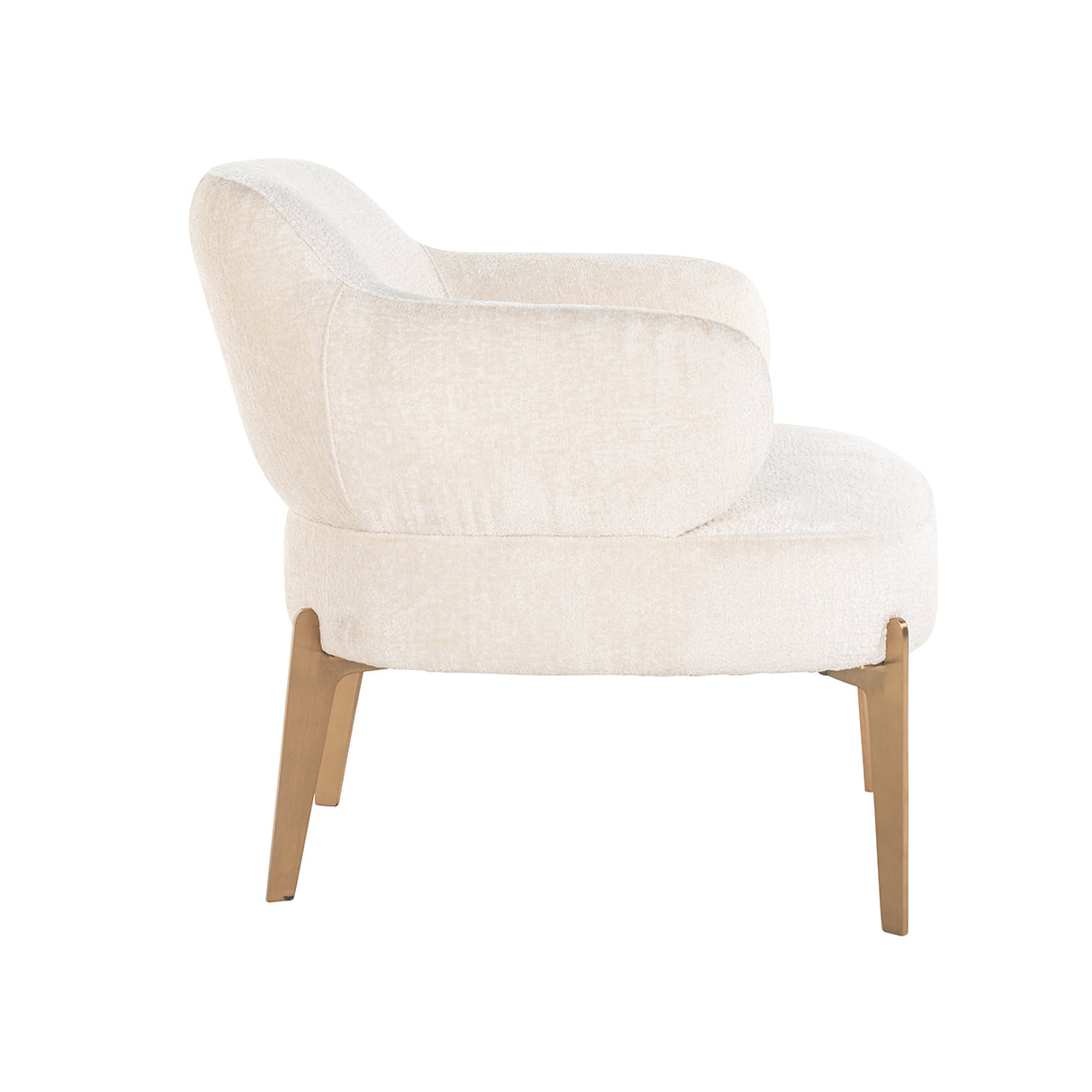 Fauteuil Venus white chenille (Bergen 900 white chenille) van Richmond Interiors – Luxe comfort op maat van PureWonen. Vraag naar de beste prijs.