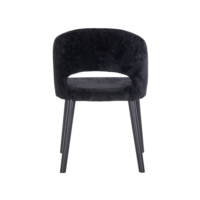 Stoel Savoy black chenille (Bergen 809 black chenille) van Richmond Interiors – Luxe comfort op maat van PureWonen. Vraag naar de beste prijs.