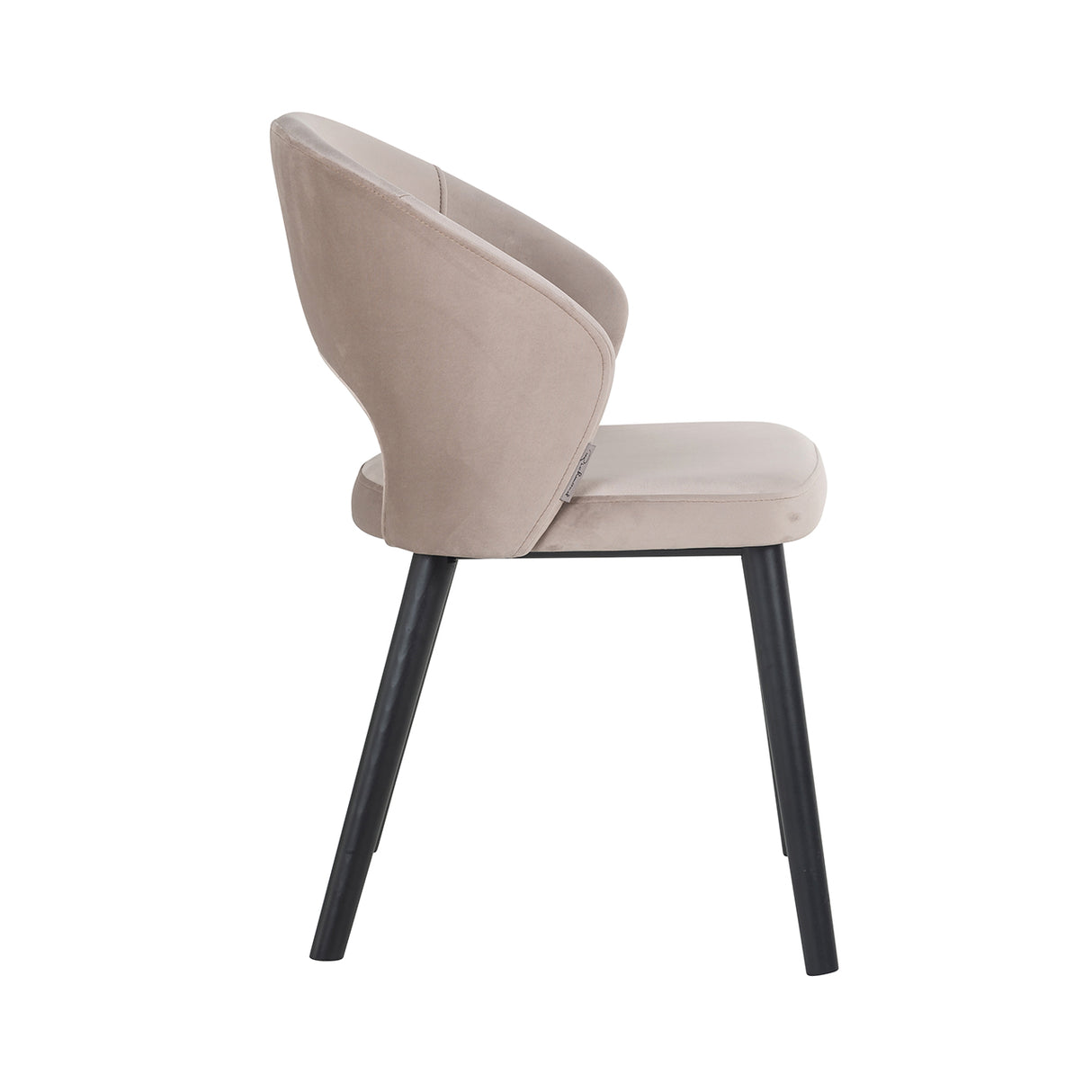 Stoel Savoy khaki velvet (Quartz Khaki 903) van Richmond Interiors – Luxe comfort op maat van PureWonen. Vraag naar de beste prijs.