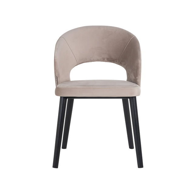 Stoel Savoy khaki velvet (Quartz Khaki 903) van Richmond Interiors – Luxe comfort op maat van PureWonen. Vraag naar de beste prijs.