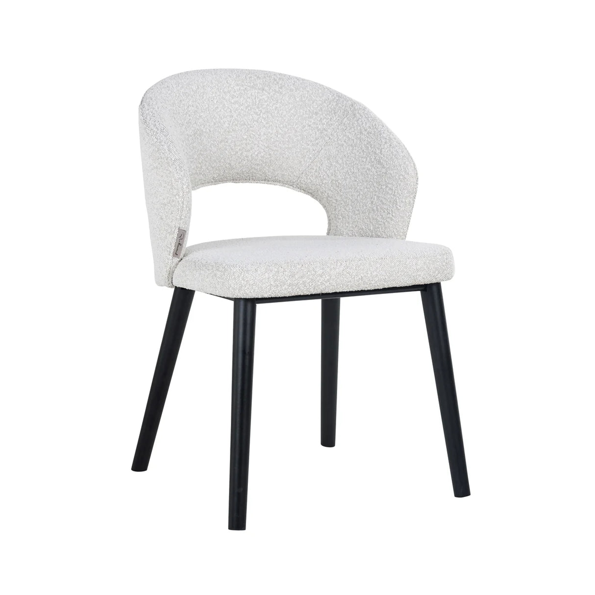 Eetkamerstoel Savoy white bouclé