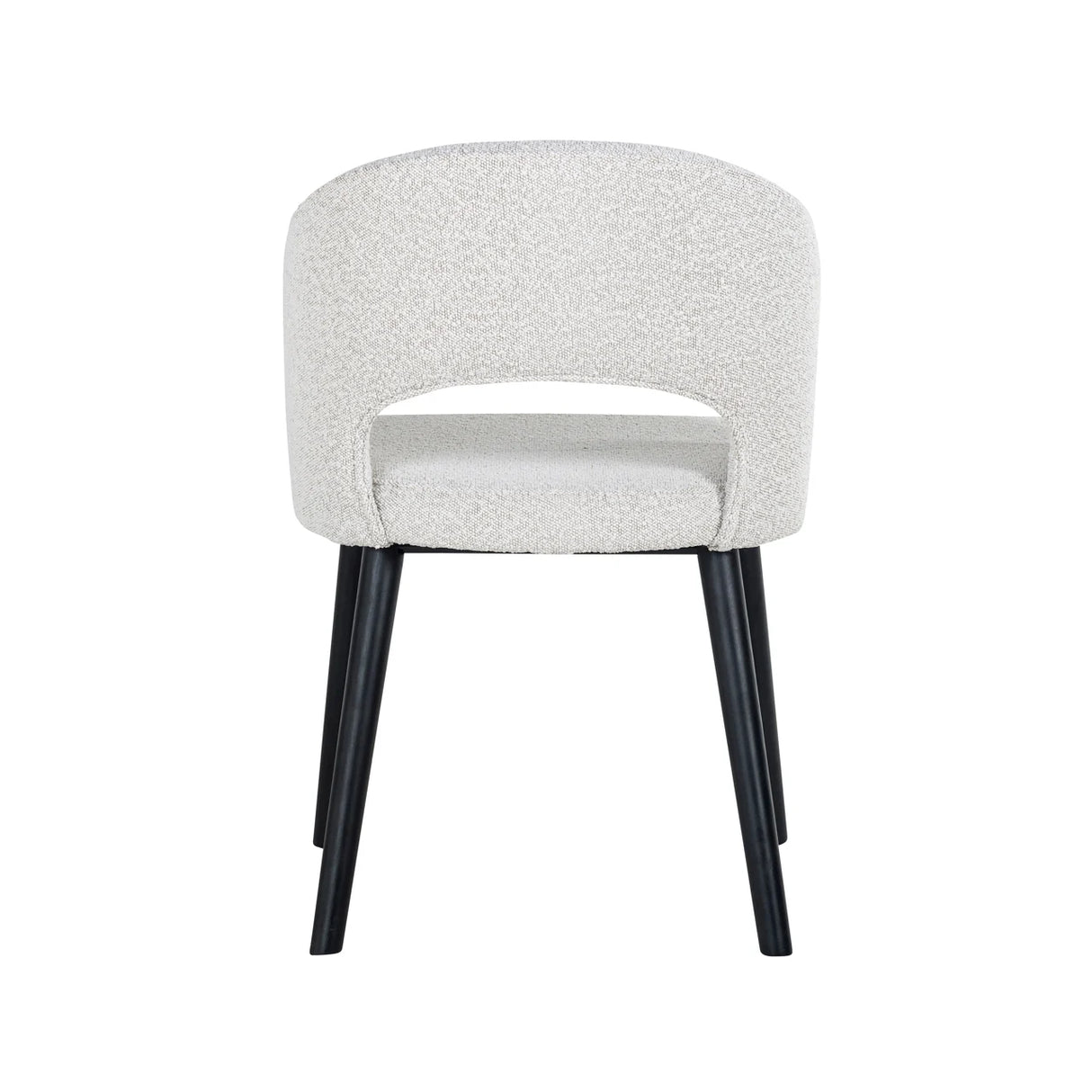 Eetkamerstoel Savoy white bouclé