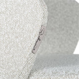Eetkamerstoel Savoy white bouclé