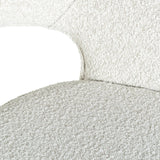 Eetkamerstoel Savoy white bouclé