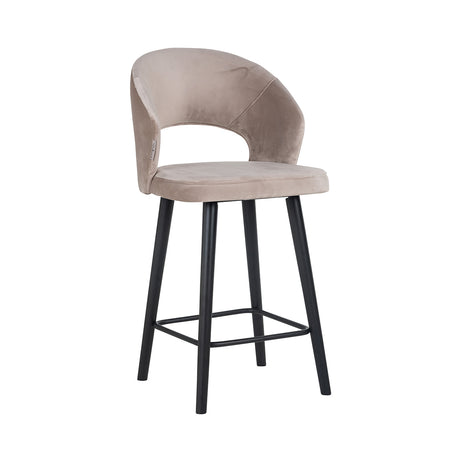 Counterstoel Savoy khaki velvet (Quartz Khaki 903) van Richmond Interiors – Luxe comfort op maat van PureWonen. Vraag naar de beste prijs.