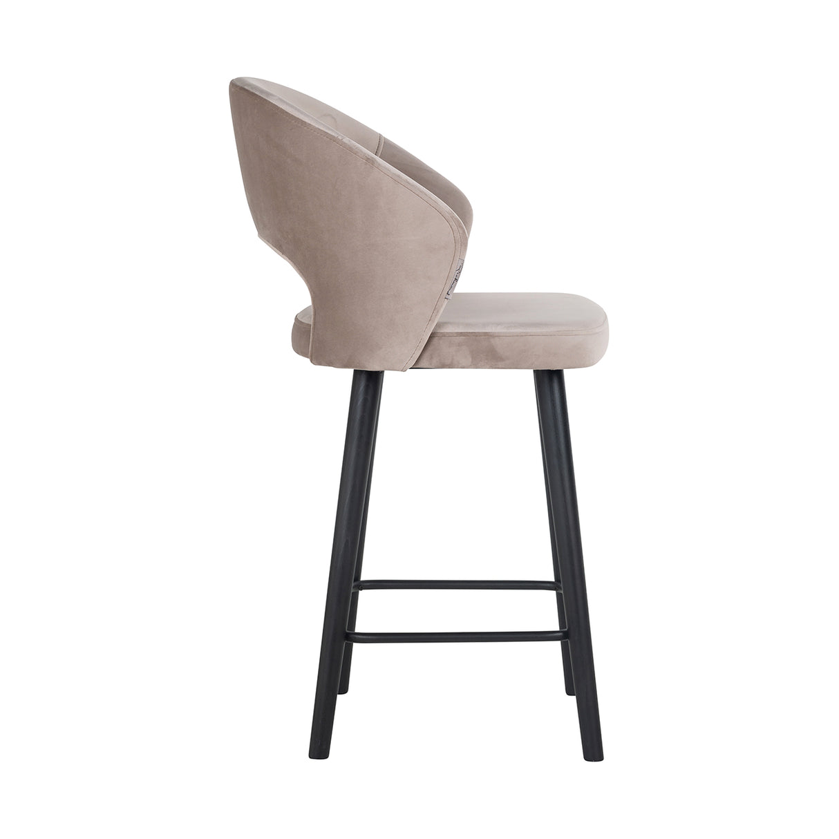Counterstoel Savoy khaki velvet (Quartz Khaki 903) van Richmond Interiors – Luxe comfort op maat van PureWonen. Vraag naar de beste prijs.