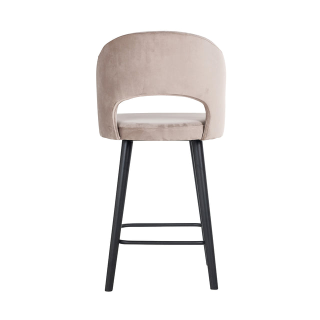 Counterstoel Savoy khaki velvet (Quartz Khaki 903) van Richmond Interiors – Luxe comfort op maat van PureWonen. Vraag naar de beste prijs.