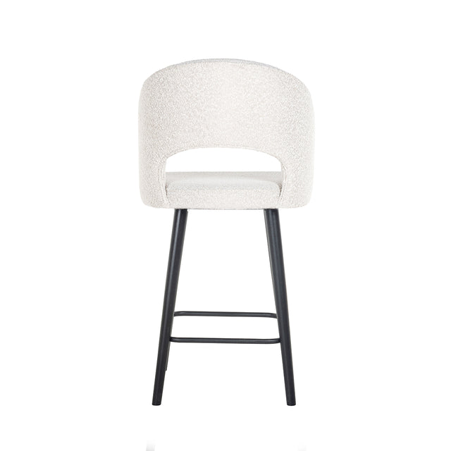 Counterstoel Savoy white bouclé (Copenhagen 900 Bouclé White) van Richmond Interiors – Luxe comfort op maat van PureWonen. Vraag naar de beste prijs.