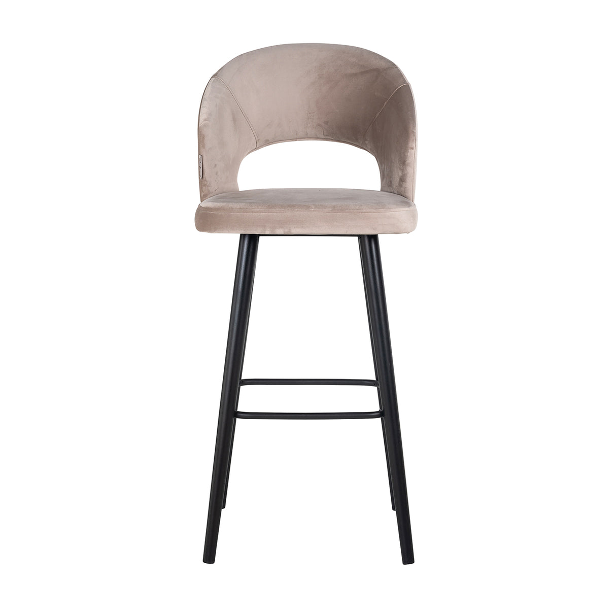 Barstoel Savoy khaki velvet (Quartz Khaki 903) van Richmond Interiors – Luxe comfort op maat van PureWonen. Vraag naar de beste prijs.