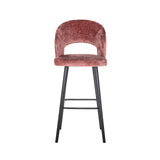 Barstoel Savoy rose  chenille (Bergen 705 rose chenille) van Richmond Interiors – Luxe comfort op maat van PureWonen. Vraag naar de beste prijs.