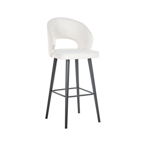 Barstoel Savoy white bouclé (Copenhagen 900 Bouclé White) van Richmond Interiors – Luxe comfort op maat van PureWonen. Vraag naar de beste prijs.
