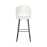 Barstoel Savoy white bouclé (Copenhagen 900 Bouclé White) van Richmond Interiors – Luxe comfort op maat van PureWonen. Vraag naar de beste prijs.