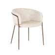 Stoel Minerva white chenille fire retardant (FR-Bergen 900 white chenille) van Richmond Interiors – Luxe comfort op maat van PureWonen. Vraag naar de beste prijs.