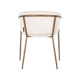 Stoel Minerva white chenille fire retardant (FR-Bergen 900 white chenille) van Richmond Interiors – Luxe comfort op maat van PureWonen. Vraag naar de beste prijs.