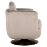 Draaifauteuil Turner khaki velvet fire retardant (FR-Quartz 903 Khaki) van Richmond Interiors – Luxe comfort op maat van PureWonen. Vraag naar de beste prijs.