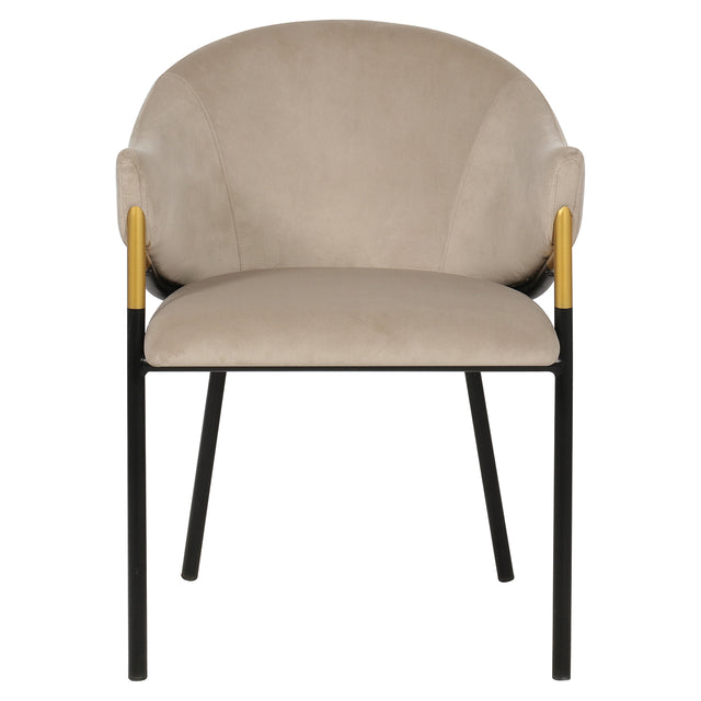 Stoel Jocasta khaki velvet (set of 2) (Quartz Khaki 903) van Richmond Interiors – Luxe comfort op maat van PureWonen. Vraag naar de beste prijs.