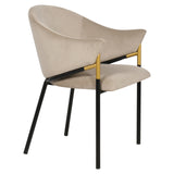 Stoel Jocasta khaki velvet (set of 2) (Quartz Khaki 903) van Richmond Interiors – Luxe comfort op maat van PureWonen. Vraag naar de beste prijs.