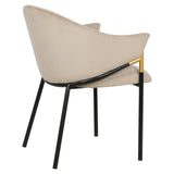 Stoel Jocasta khaki velvet (set of 2) (Quartz Khaki 903) van Richmond Interiors – Luxe comfort op maat van PureWonen. Vraag naar de beste prijs.