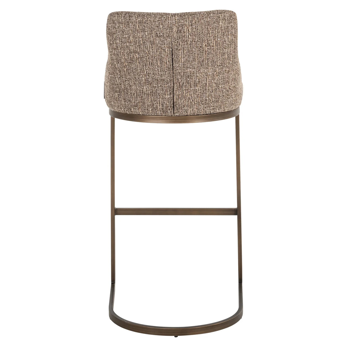 Barstoel Bolton brown tweed (Set of 2)