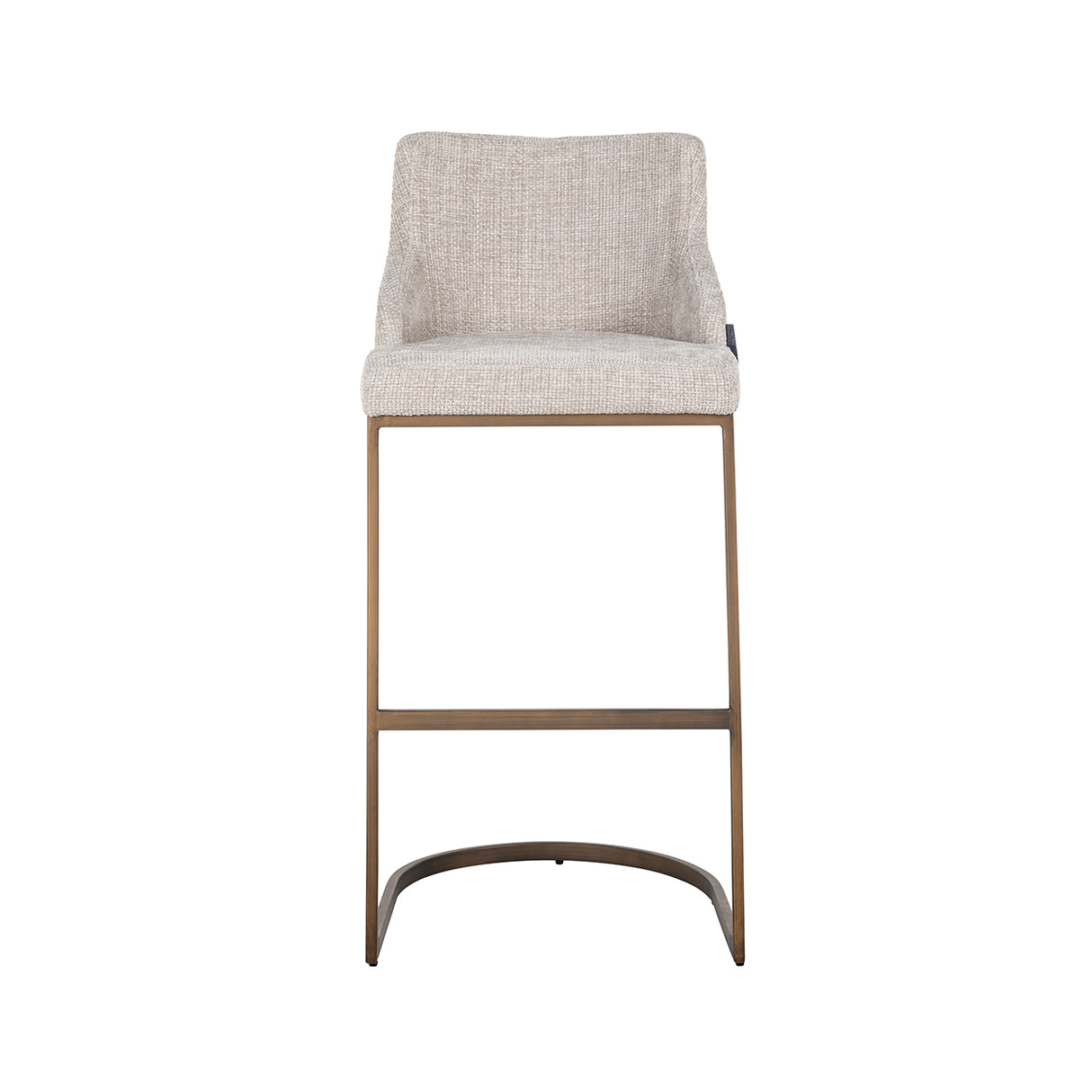 Barstoel Bolton natural renegade / brushed gold (Renegade Natural 01) van Richmond Interiors – Luxe comfort op maat van PureWonen. Vraag naar de beste prijs.