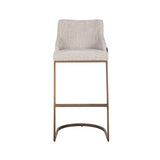 Barstoel Bolton natural renegade / brushed gold (Renegade Natural 01) van Richmond Interiors – Luxe comfort op maat van PureWonen. Vraag naar de beste prijs.