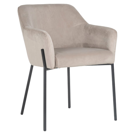 Stoel Fay khaki velvet fire retardant (FR-Quartz 903 Khaki) van Richmond Interiors – Luxe comfort op maat van PureWonen. Vraag naar de beste prijs.