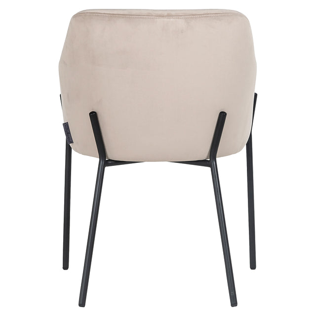 Stoel Fay khaki velvet fire retardant (FR-Quartz 903 Khaki) van Richmond Interiors – Luxe comfort op maat van PureWonen. Vraag naar de beste prijs.