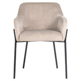Stoel Fay khaki velvet fire retardant (FR-Quartz 903 Khaki) van Richmond Interiors – Luxe comfort op maat van PureWonen. Vraag naar de beste prijs.