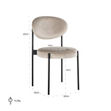 Stoel Kaylee khaki velvet (Quartz Khaki 903) van Richmond Interiors – Luxe comfort op maat van PureWonen. Vraag naar de beste prijs.