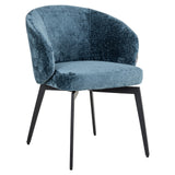 Stoel Amphara blue chenille fire retardant (Bergen 601 blue chenille) van Richmond Interiors – Luxe comfort op maat van PureWonen. Vraag naar de beste prijs.