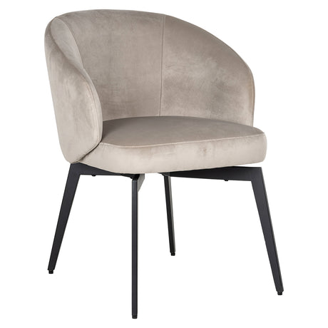 Stoel Amphara khaki velvet fire retardant (FR-Quartz 903 Khaki) van Richmond Interiors – Luxe comfort op maat van PureWonen. Vraag naar de beste prijs.