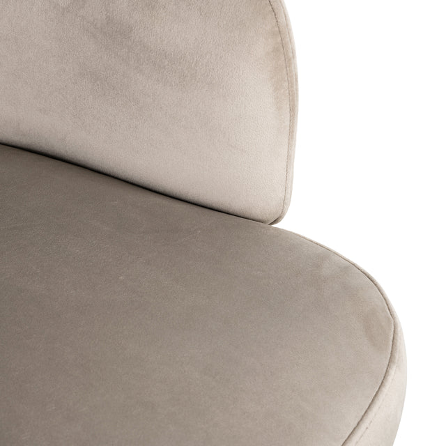 Stoel Amphara khaki velvet fire retardant (FR-Quartz 903 Khaki) van Richmond Interiors – Luxe comfort op maat van PureWonen. Vraag naar de beste prijs.