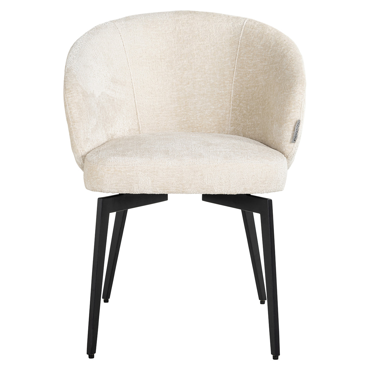 Stoel Amphara white chenille fire retardant (FR-Bergen 900 white chenille) van Richmond Interiors – Luxe comfort op maat van PureWonen. Vraag naar de beste prijs.