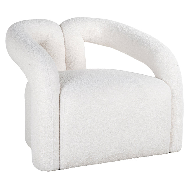 Fauteuil Dana white furry (Himalaya 900 white furry) van Richmond Interiors – Luxe comfort op maat van PureWonen. Vraag naar de beste prijs.