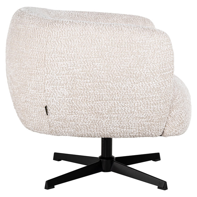 Draaifauteuil Estelle Lovely Cream (Be Lovely 11 Cream) van Richmond Interiors – Luxe comfort op maat van PureWonen. Vraag naar de beste prijs.