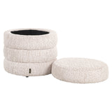 Poef & Voetenbank Adele lovely cream