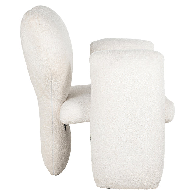 Fauteuil Didi white sheep (Sheep 02 white) van Richmond Interiors – Luxe comfort op maat van PureWonen. Vraag naar de beste prijs.