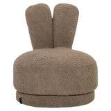 Lounge stoel Bunny taupe swivel kids