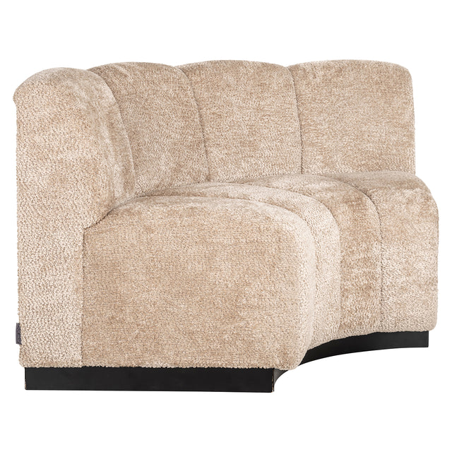 Ronde hoek eetkamerbank Hillpark () van Richmond Interiors – Luxe comfort op maat van PureWonen. Vraag naar de beste prijs.