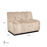Eetkamerbank Hillpark lovely beige (Be Lovely 170 Beige) van Richmond Interiors – Luxe comfort op maat van PureWonen. Vraag naar de beste prijs.