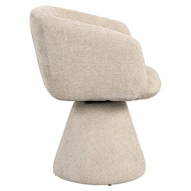 Draaistoel Madeline cream unicorn (Unicorn 11 cream) van Richmond Interiors – Luxe comfort op maat van PureWonen. Vraag naar de beste prijs.