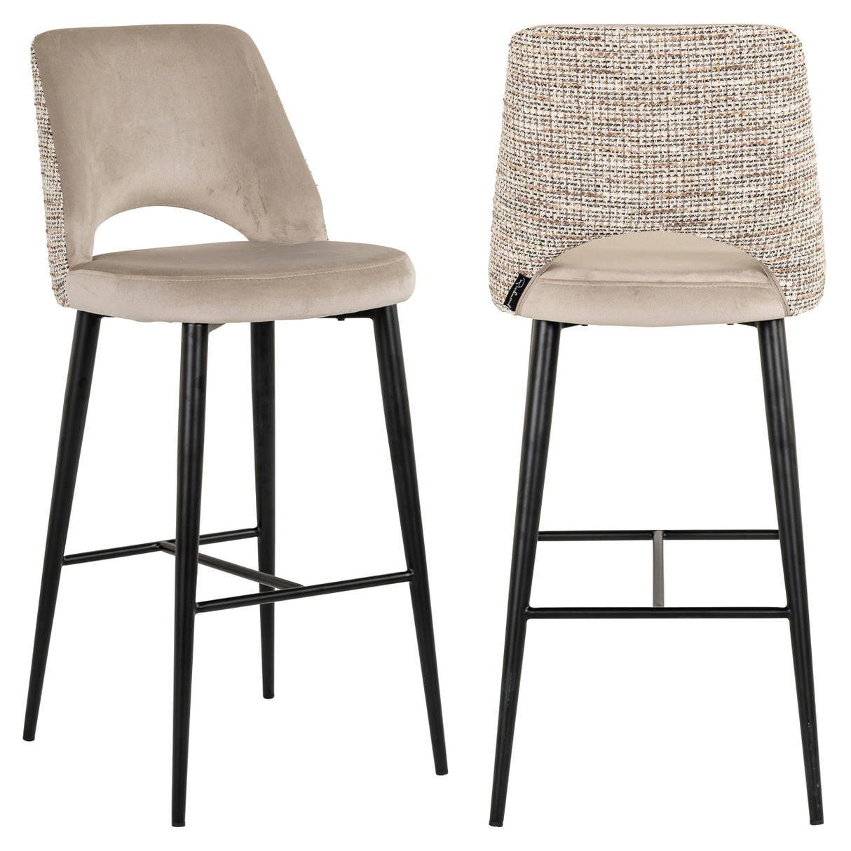Barstoel Tabitha trendy nature fire retardant