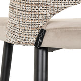 Counterstoel Tabitha trendy nature fire retardant