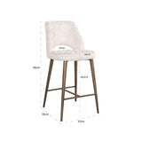 Counterstoel Delphine lovely cream (Be Lovely 11 Cream) van Richmond Interiors – Luxe comfort op maat van PureWonen. Vraag naar de beste prijs.
